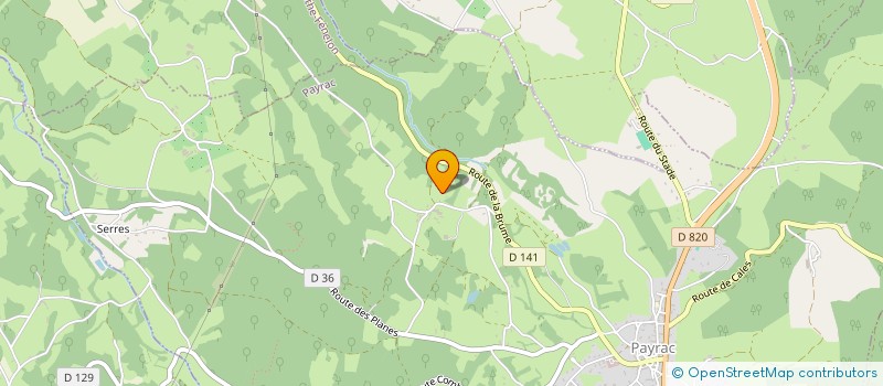 localisation de l'entreprise JFL  REILHAGUET