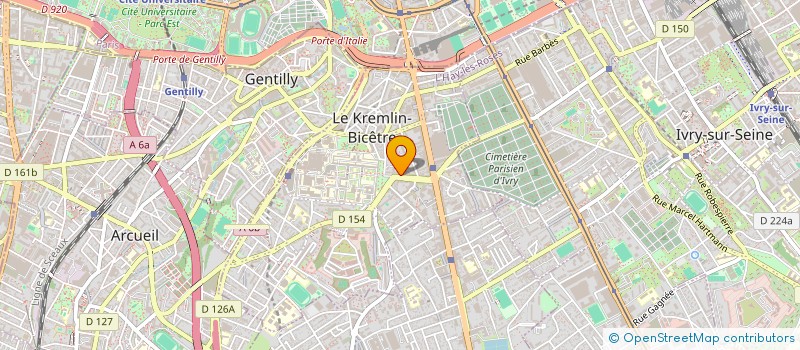 localisation de l'entreprise JFL  VILLEJUIF