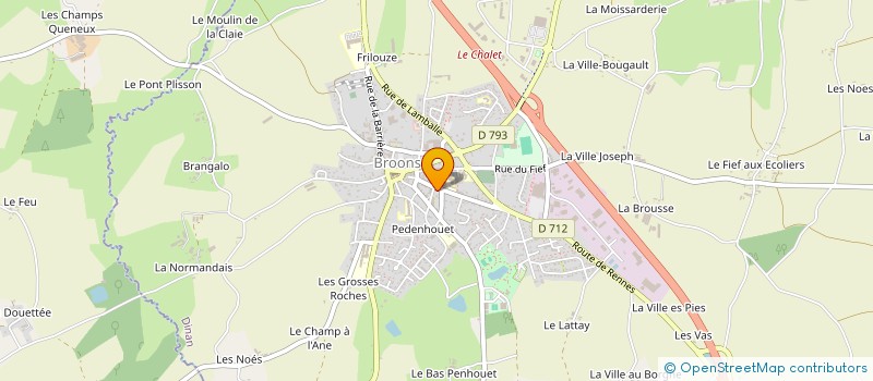 localisation de l'entreprise JFL CONSEIL à BROONS