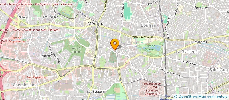 localisation de l'entreprise JFL FABRIQUE à MERIGNAC