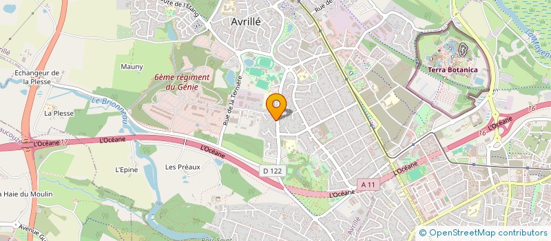 localisation de l'entreprise JFL TERRITOIRE à AVRILLE