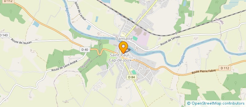 localisation de l'entreprise JFLOT  SAINT-PAUL-CAP-DE-JOUX