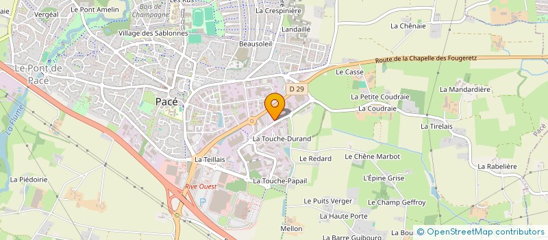 localisation de l'entreprise JFM à PACE