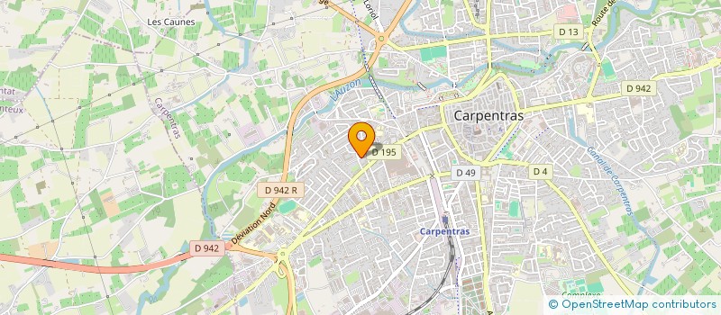 localisation de l'entreprise JFM  CARPENTRAS