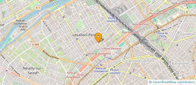 localisation de l'entreprise JFM à LEVALLOIS-PERRET