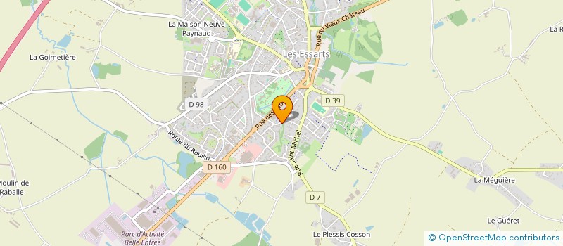 localisation de l'entreprise JFM  ESSARTS-EN-BOCAGE