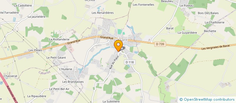 localisation de l'entreprise JFM  LUSSANT