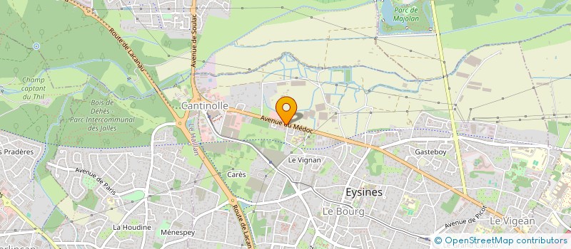 localisation de l'entreprise JFM à EYSINES