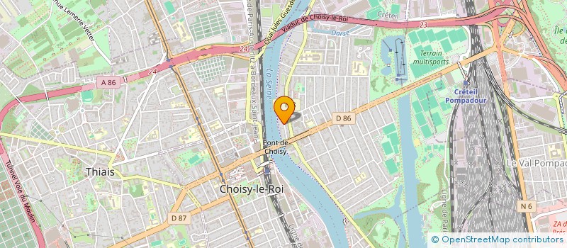 localisation de l'entreprise JFM CONSEIL à CHOISY-LE-ROI