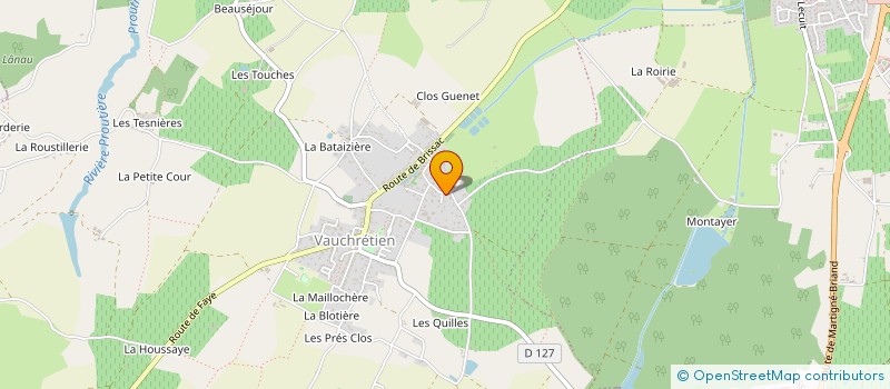 localisation de l'entreprise JFM DEVELOPPEMENT à BRISSAC LOIRE AUBANCE
