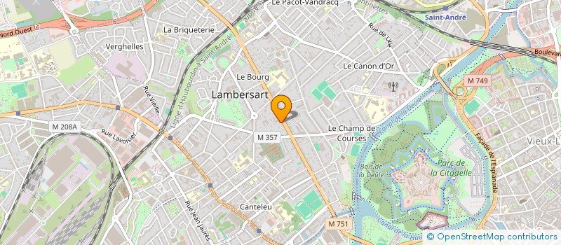 localisation de l'entreprise JFM DISTRI à LAMBERSART