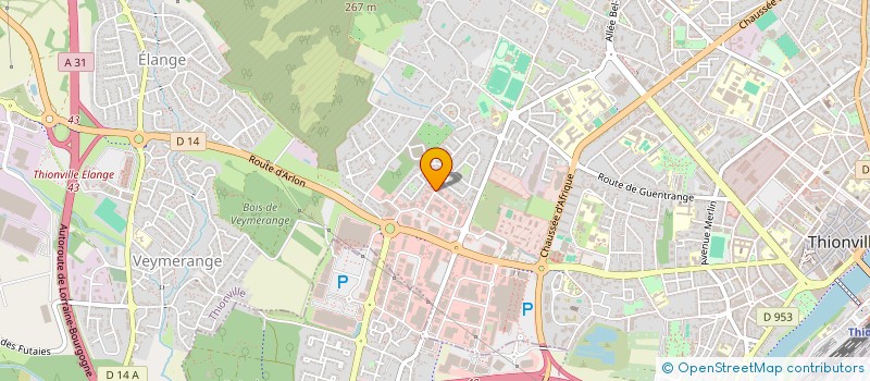 localisation de l'entreprise JFM FAMILY HOLDING à THIONVILLE