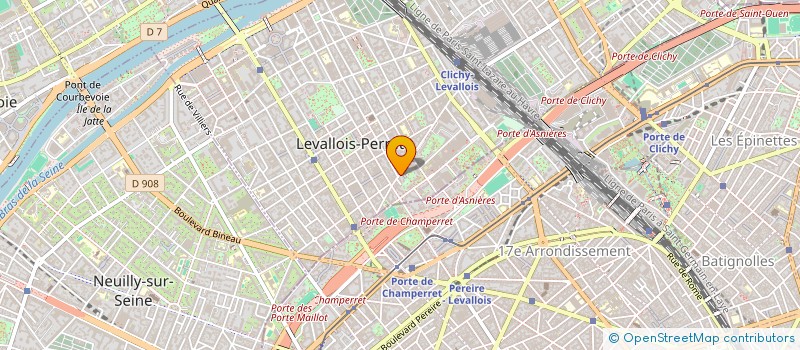 localisation de l'entreprise JFM HOLDING à LEVALLOIS-PERRET