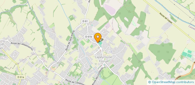 localisation de l'entreprise JFM HOLDING  LAPEYROUSE-FOSSAT