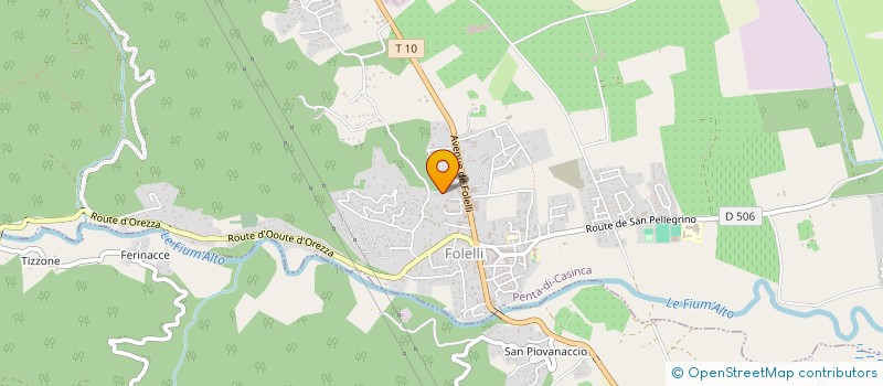 localisation de l'entreprise JFM I-TECH à PENTA-DI-CASINCA