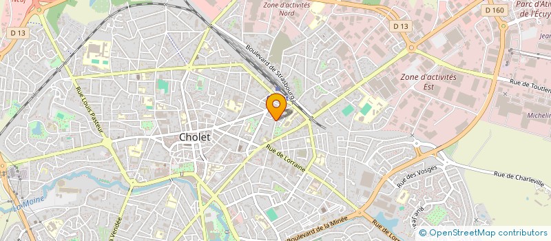 localisation de l'entreprise JFM MOBILIER à CHOLET