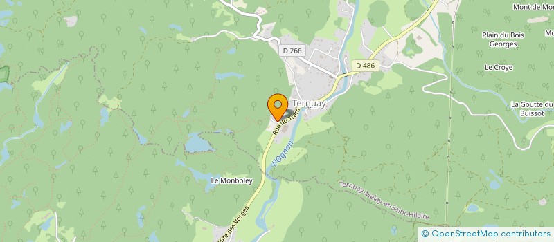 localisation de l'entreprise JFMH  TERNUAY-MELAY ET ST HIL.