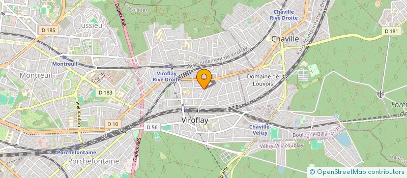 localisation de l'entreprise JFML TRANSPORTS  VIROFLAY