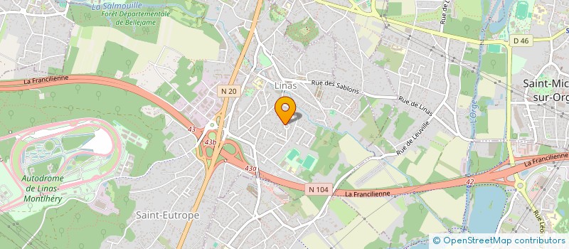 localisation de l'entreprise JFN IMMO à LINAS