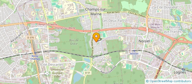 localisation de l'entreprise JFN LOGISTICS à CHAMPS-SUR-MARNE