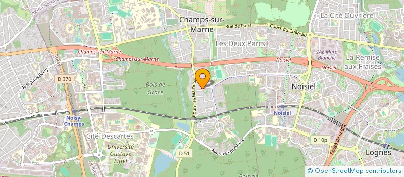 localisation de l'entreprise JFN LOGISTIQUE à CHAMPS-SUR-MARNE