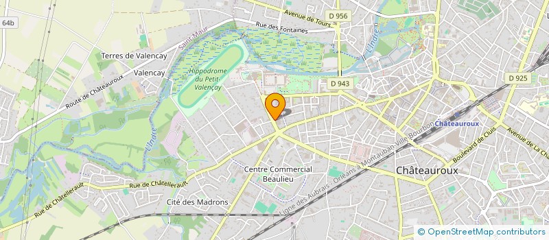 localisation de l'entreprise JFN PERROT à CHATEAUROUX