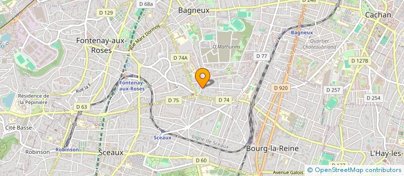 localisation de l'entreprise JFN SPS à BAGNEUX