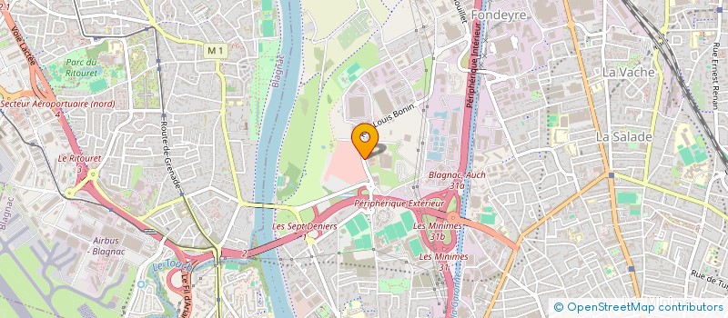localisation de l'entreprise JFO à TOULOUSE