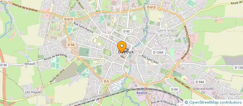 localisation de l'entreprise JFO CONSEIL  BAYEUX