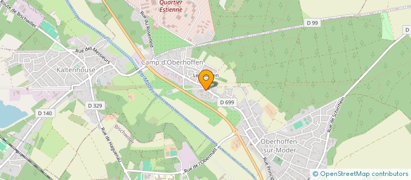 localisation de l'entreprise JFP à OBERHOFFEN-SUR-MODER