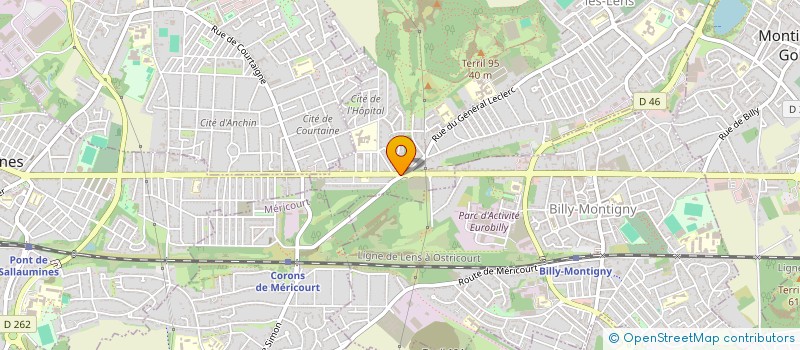 localisation de l'entreprise JFP  FOUQUIERES-LES-LENS