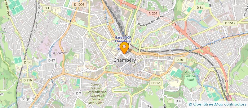 localisation de l'entreprise JFP BOUTIK à CHAMBERY