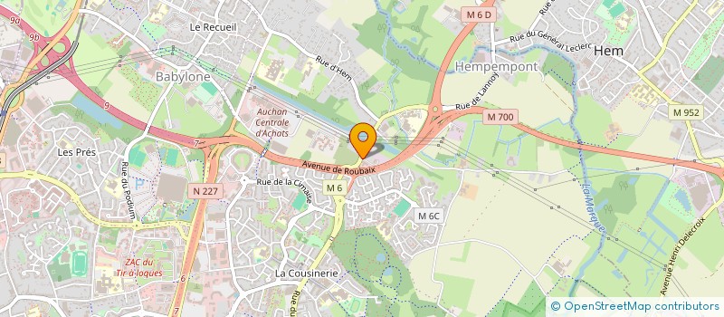 localisation de l'entreprise JFP CONCEPT  ERQUINGHEM-LYS