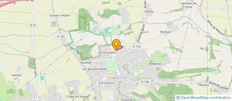 localisation de l'entreprise JFP CONSEIL  CHAPONNAY