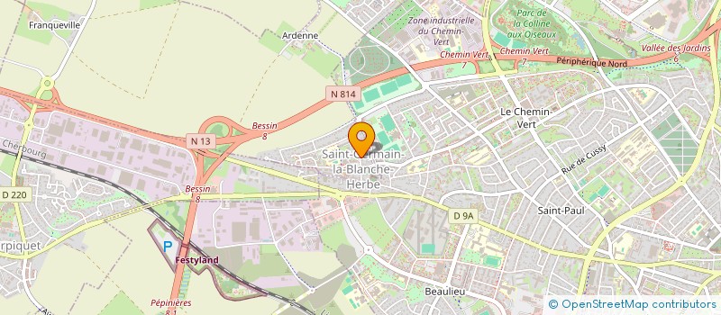 localisation de l'entreprise JFP CROIS MARE  SAINT-GERMAIN-LA-BLANCHE-HERBE