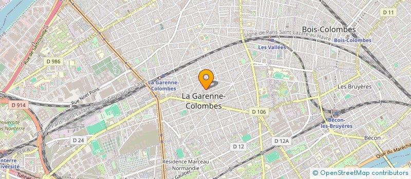 localisation de l'entreprise JFP DISTRIBUTION à LA GARENNE-COLOMBES