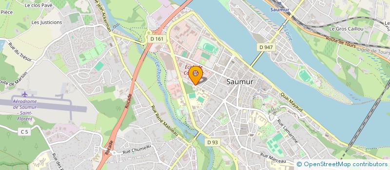 localisation de l'entreprise JFP HOLDING à SAUMUR