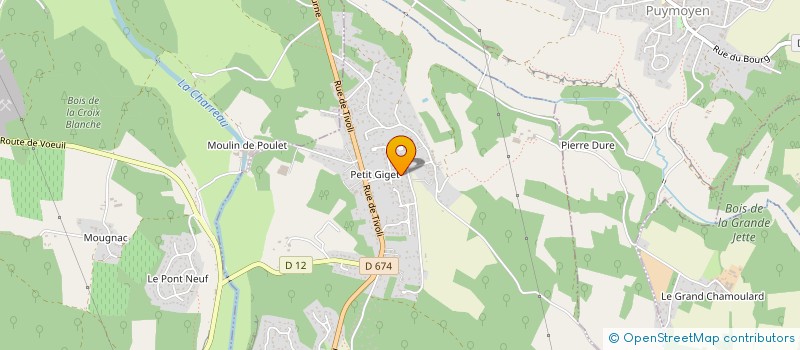 localisation de l'entreprise JFP-INDUSTRIE à VŒUIL-ET-GIGET