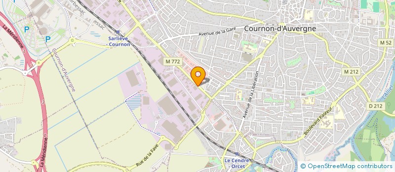 localisation de l'entreprise JFP LAUNDROMAT  COURNON-D'AUVERGNE