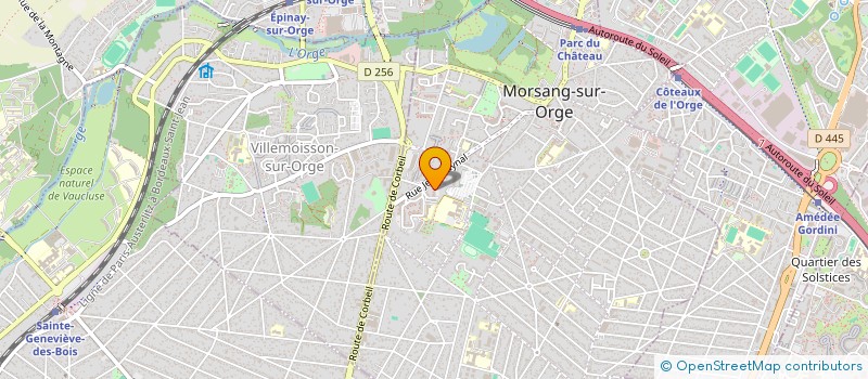 localisation de l'entreprise JFP PEINTURE à MORSANG SUR ORGE