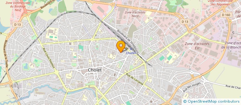 localisation de l'entreprise JFR à CHOLET
