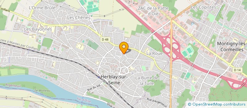 localisation de l'entreprise JFR ADVICE  HERBLAY-SUR-SEINE