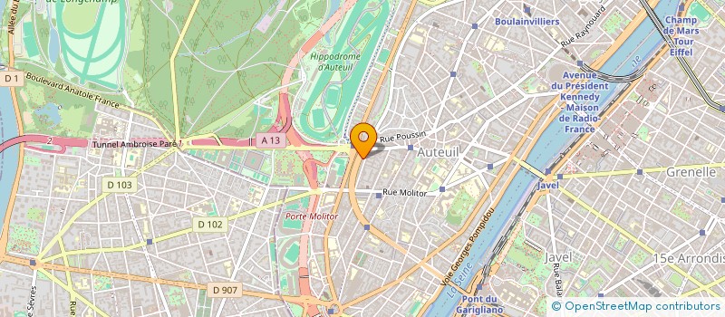 localisation de l'entreprise JFR&ASSOCIES à PARIS