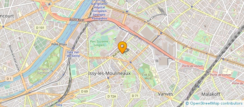 localisation de l'entreprise JFR CONSULTANTS à ISSY-LES-MOULINEAUX