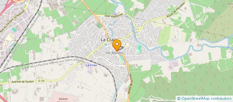 localisation de l'entreprise JFR FINANCE  LA CRAU