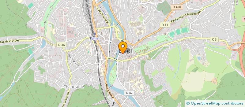 localisation de l'entreprise JFRJ  EPINAL