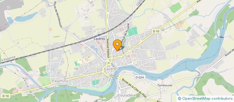 localisation de l'entreprise JFS  CAZERES