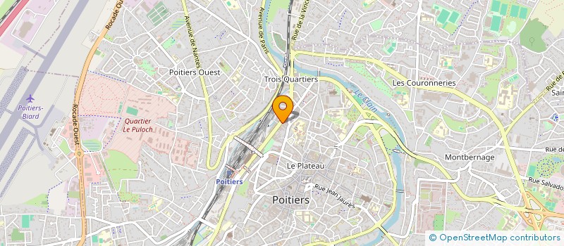 localisation de l'entreprise JFS  POITIERS