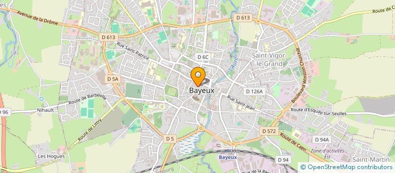 localisation de l'entreprise JFS à BAYEUX