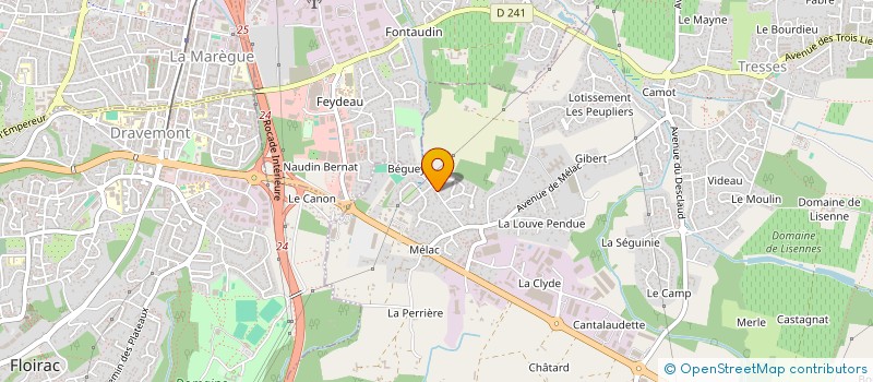 localisation de l'entreprise JFS  TRESSES